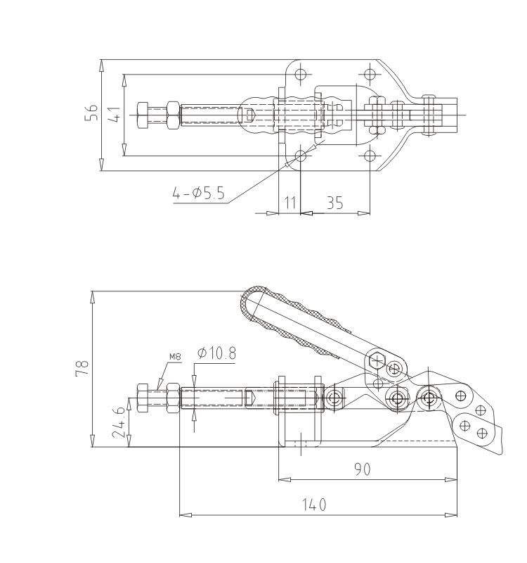Push toggle latches quick release type clamp manufacturer tension